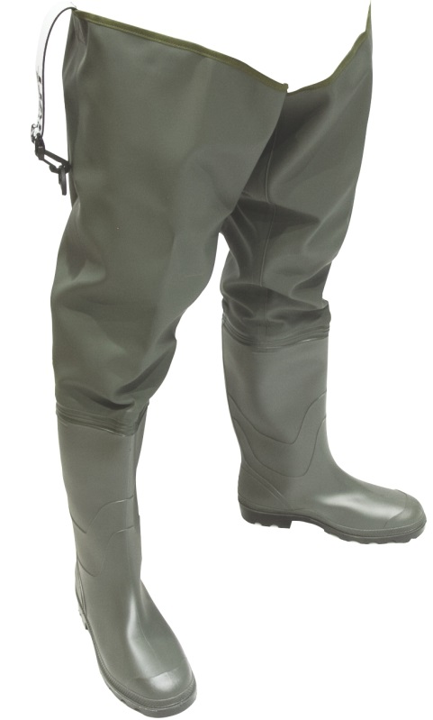 Mistrall brodiaci čižmy pvc khaki - 42