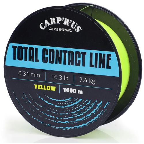 Carp´R´Us Vlasec Total Contact Line Yellow 1000 m