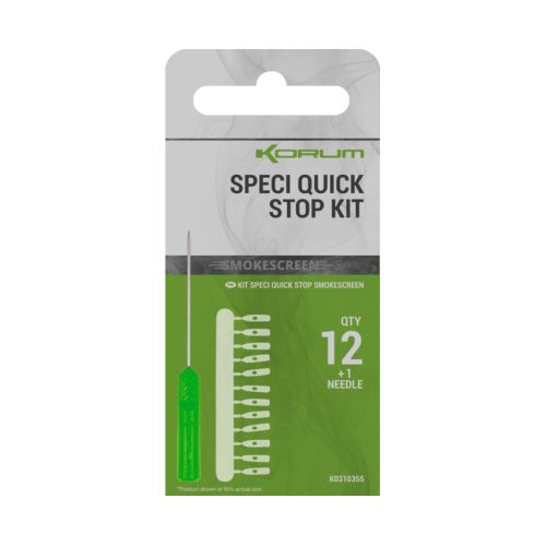 Korum Zarážky Smokescreen Speci Quick Stop Kit 12 ks