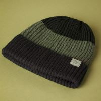 One More Cast Čiapka Big Head Beanie - Black Stripe (3)