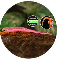 Redbass Smáčik Big Snake Pink G UV COLOR