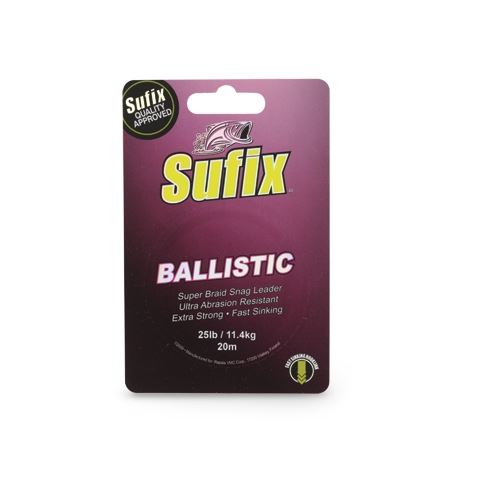 Sufix Náväzcová šnúra Ballistic Olive Green 20 m