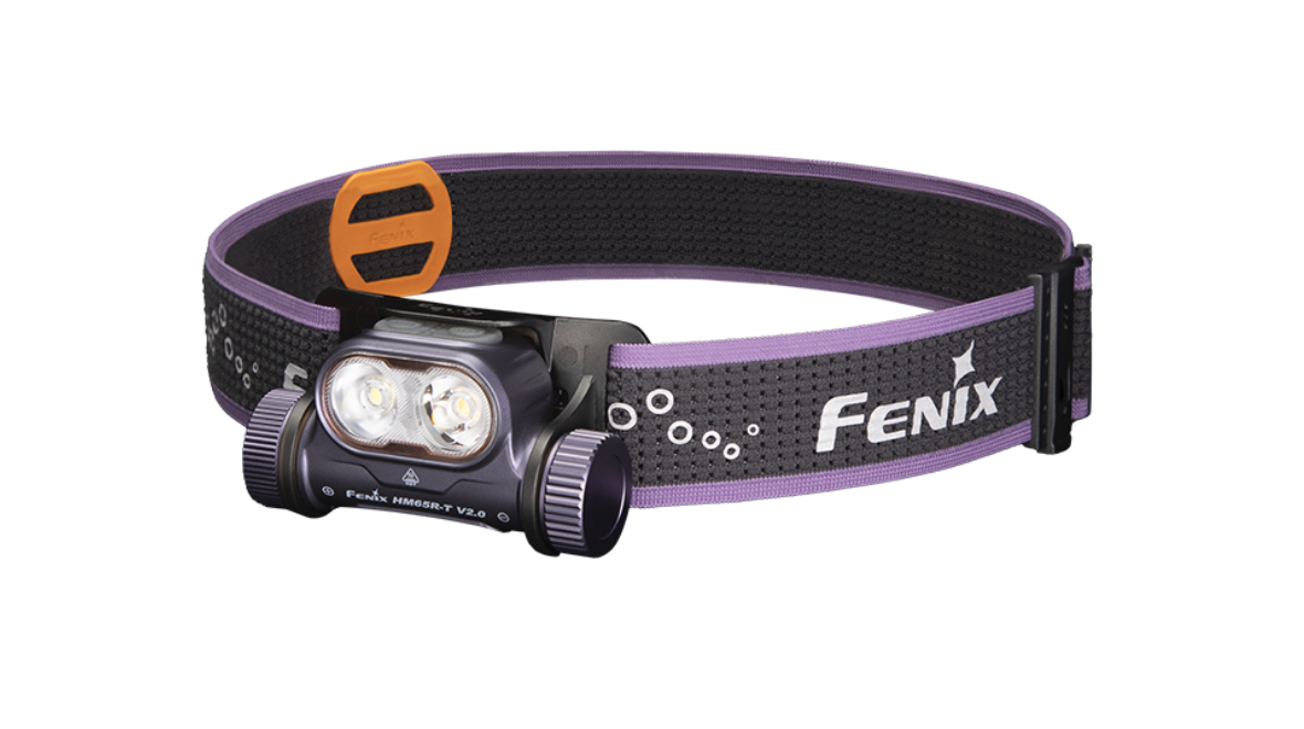 E-shop Fenix ​​nabíjacia čelovka hm65r-t v2.0 tmavo fialová