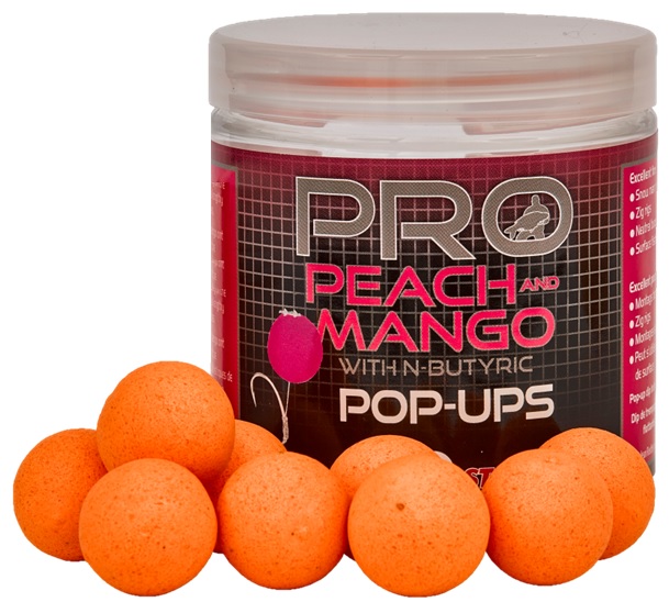 Starbaits pop up pro peach & mango 50 g - 12 mm