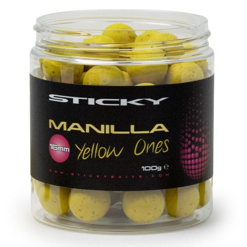 Sticky Baits Neutrálne Vyvážené Boilie Manilla Wafters Yellow Ones 130 g - 16 mm