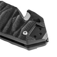 TB Outdoor Zatvárací Nôž CAC S200 French Army G10 Hladké Ostrie Black (1)