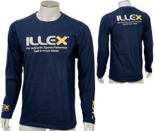 Illex Tričko Long Sleeved Navy Blue - L