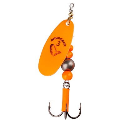 Savage gear blyskáč caviar spinner fluo orange-veľkosť 4 18 g