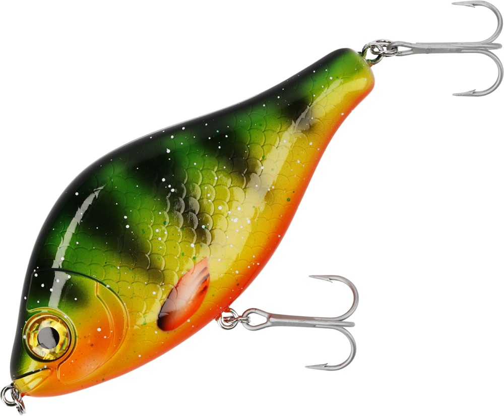 E-shop Mikado wobler mft jerk suspending hot perch - 10 cm 42 g