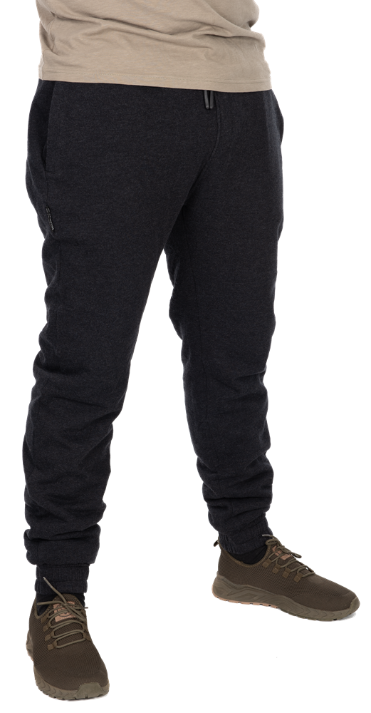 E-shop Fox tepláky collection sherpa jogger black/orange - s