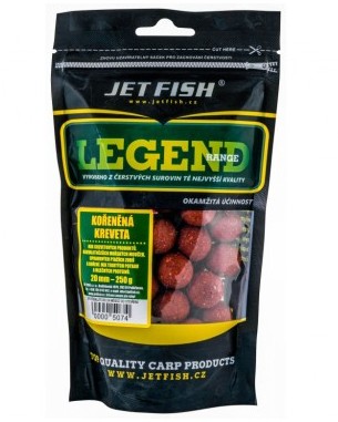 Jet fish boilie legend range korenená kreveta - 250 g 20 mm