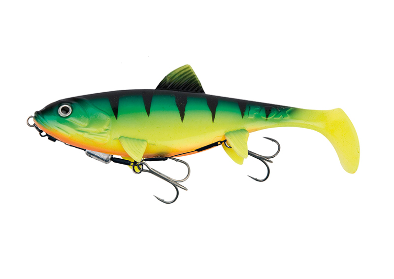 Fox rage gumová nástraha replicant shallow uv firetiger - 23 cm 125 g