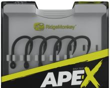 RidgeMonkey Háčik Ape-X Snag Hook 2XX Barbed 10 ks - Veľkosť 4