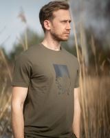 Nash Tričko Make It Happen T Shirt Fish Logo Green (2)