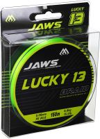 Mikado Splietaná Šnúra Jaws Lucky 13 Fluo Zelená 150 m (2)