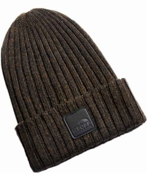 Geoff anderson čiapka wizwool njal beanie hnedá