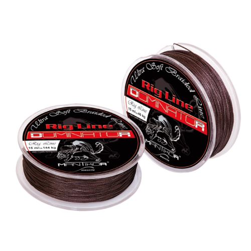 Mantikor Nádväzcová Šnúra Dominator Rig Line 15 m Brown