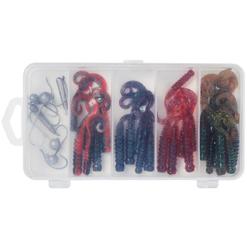 Savage Gear Set Nástrah Pro Grub Kit Mix Colors 52 ks