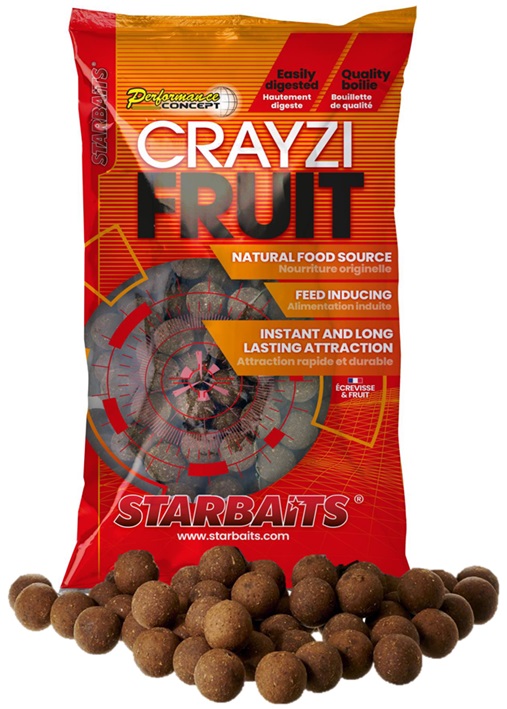 Starbaits boilies concept crayzi fruit - 2 kg 20 mm