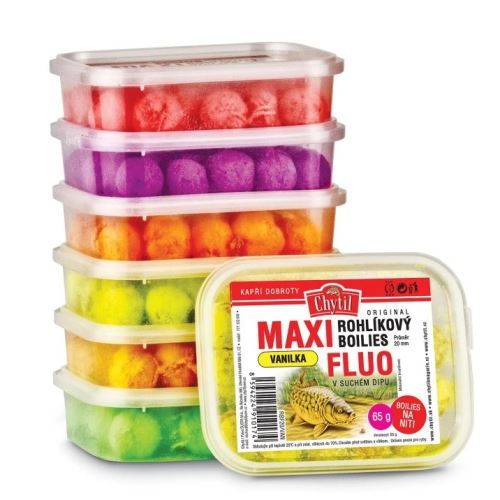 Chytil Rohlíkové Boilies Maxi Fluo 20 mm 65 g Chytil Rohlíkové Boilies Maxi Fluo 20 mm 65 g