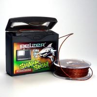 Pelzer Nadväzcová Zvliekacia Šnúrka Carp sharkskin 20m Camou-Brown (1)