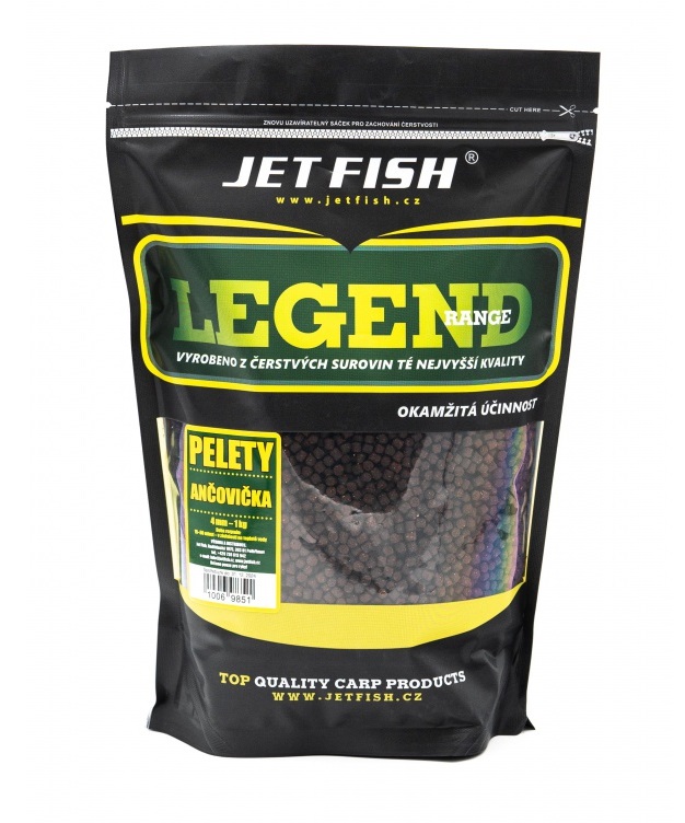 Jet fish pelety legend range ančovička 1 kg - 4 mm