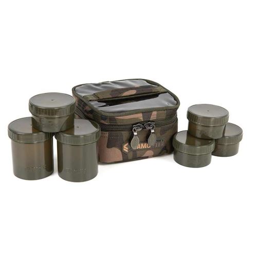 Fox Puzdro Camolite 6 Pot Hookbait Case