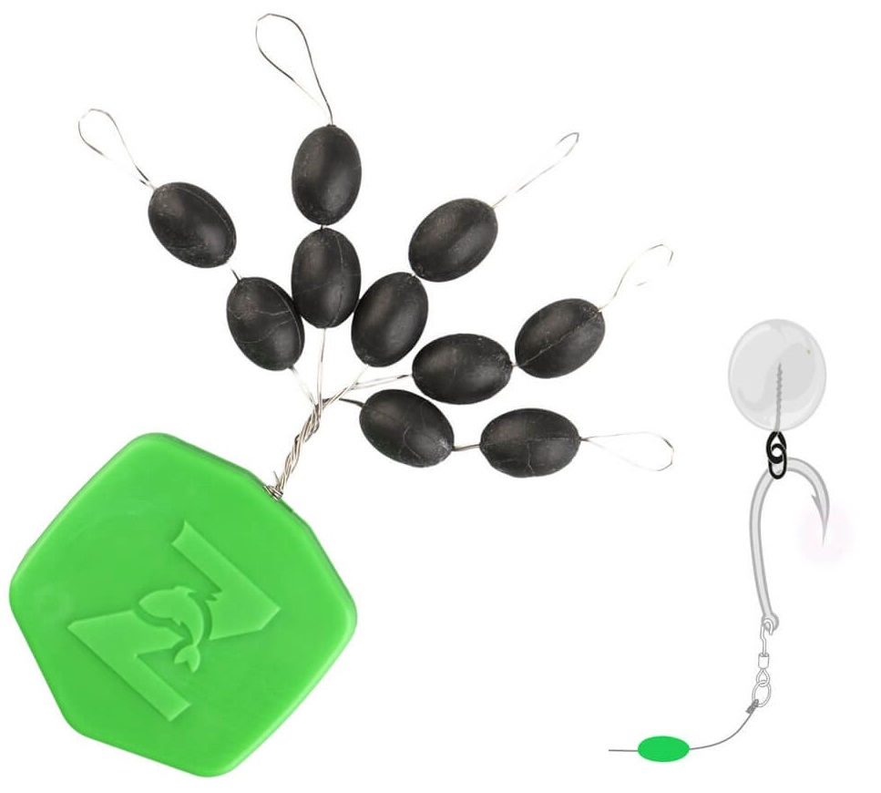 E-shop Zfish korálky tungsten oval beads 10 ks - 4 mm