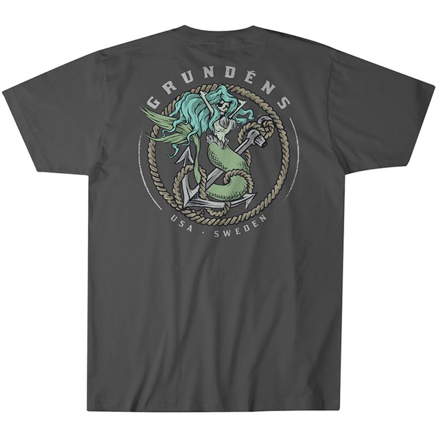 Grundéns tričko mermaid ss t-shirt iron grey - l