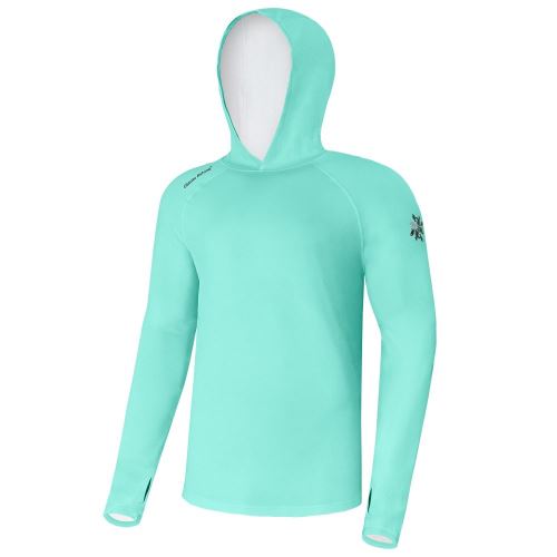 Giants Fishing Funkčné Tričko S Dlhým Rukávom UV50+ Hoodie Blue