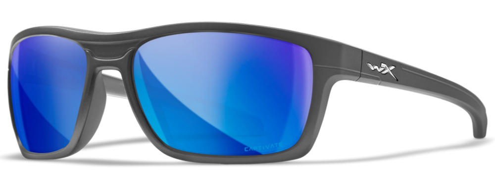 Wiley x polarizačné okuliare kingpin captivate polarized blue mirror grey matte graphite