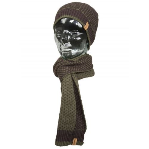 Trakker Set Čiapka + Šál Earth Hat And Scarf Set