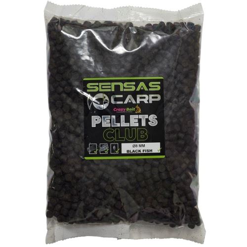 Sensas Pelety Club Black Fish 800 g