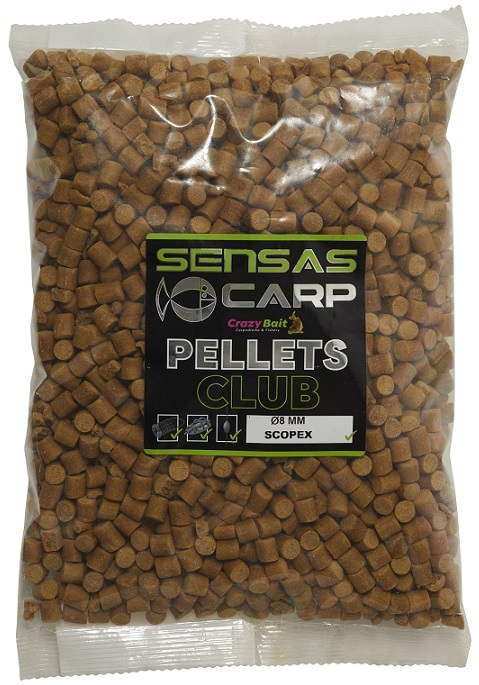 E-shop Sensas pelety club scopex 800 g - 4 mm