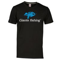 Giants Fishing Tričko Pánské Čierne-Veľkosť L
