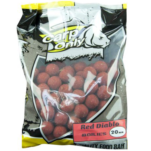 Carp only boilies red diablo - 1 kg 24 mm