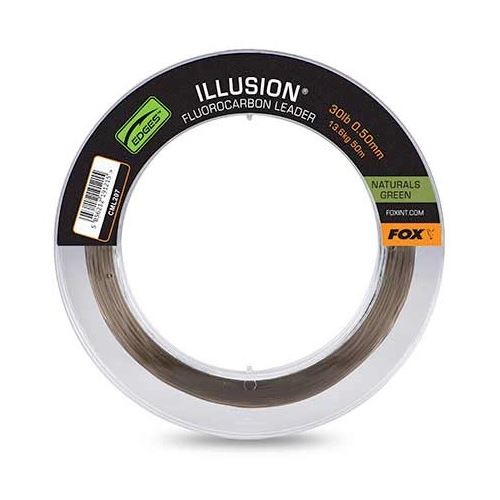 Fox Fluorocarbon Edges Illusion Leader Naturals Green 50 m