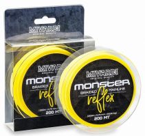 Mivardi Splietaná Šnúra Monster Reflex Braid 200 m Žltá Mivardi Splietaná Šnúra Monster Reflex Braid 200 m Žltá