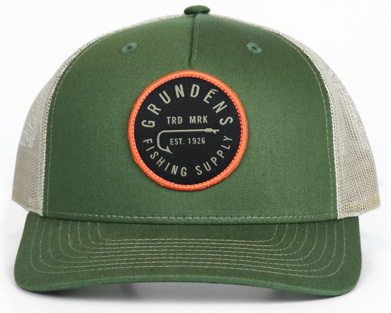 Grundéns šiltovka hook trucker fp army olive/tan