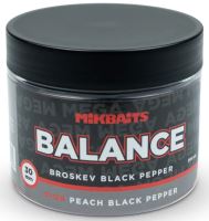 Mikbaits Vyvážené Boilie Mega Balance BigB Broskyňa Black Pepper 300 ml 30 mm Mikbaits Vyvážené Boilie Mega Balance BigB Broskyňa Black Pepper 300 ml 30 mm