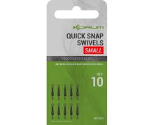 Korum Obratlík Smokescreen Quick Snap Swivel (1)