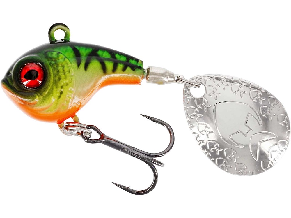 E-shop Westin nástraha dropbite spin tail jig firetiger - 2,6 cm 8 g