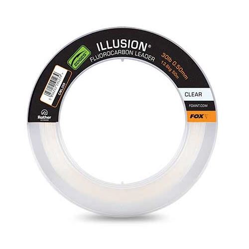 Fox Fluorocarbon Edges Illusion Leader Naturals Clear 50 m