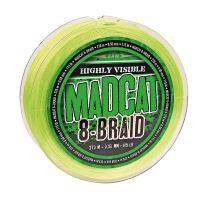 Madcat Splietaná Šnúra 8- Braid-Priemer 0,60 mm / Nosnosť 61,2 kg / Návin 270 m / Farba zelená