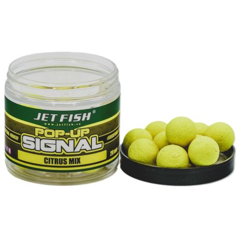 Jet Fish Plávajúce Boilie Signal Pop Up Citrus Mix