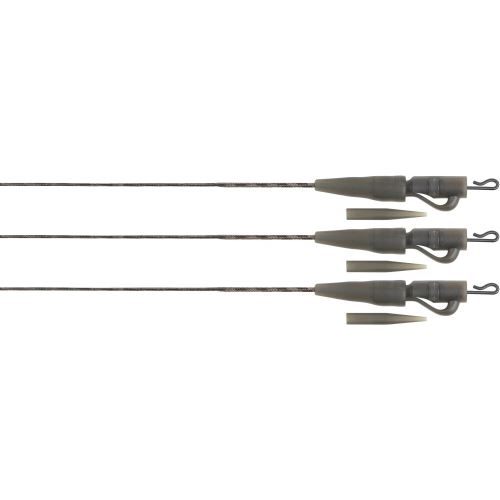 Fox Montáž Edges Naturals Submerge Lead Clip Leaders 75 cm 3 ks