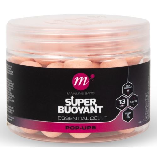 Mainline Plávajúce Boilie Super Buoyant Pop-Ups Essential Cell 150 ml 13 mm