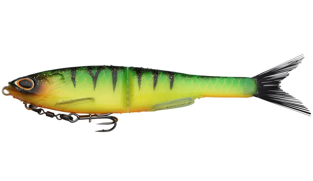 E-shop Berkley gumová nástraha powerbait nessie firetiger - 12 cm 11 g