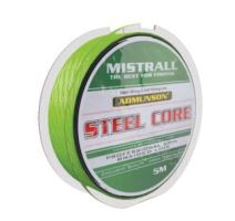Mistrall Pletená Šnúra S Oceľovým Jadrom Admuson Steel Core 5 m - 0,11 mm 12,5 kg