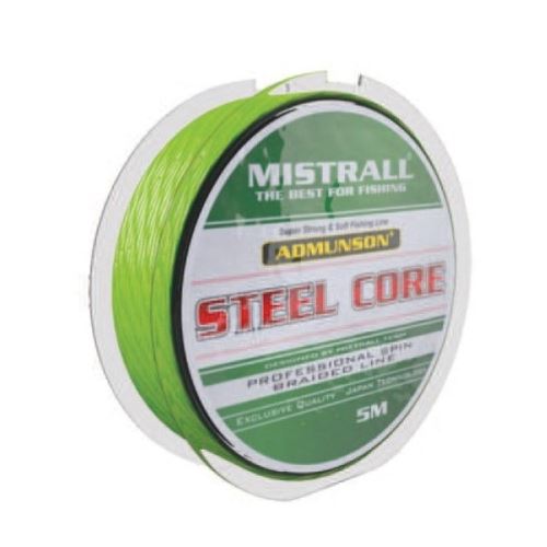 Mistrall Pletená Šnúra S Oceľovým Jadrom Admuson Steel Core 5
